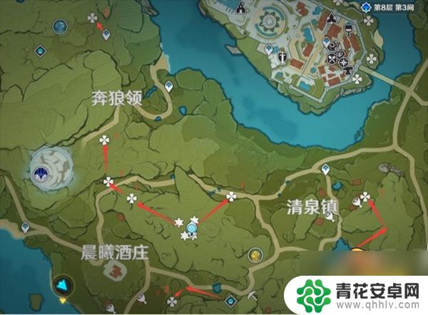 原神怎么采集蒲公英种 原神蒲公英采集路线图