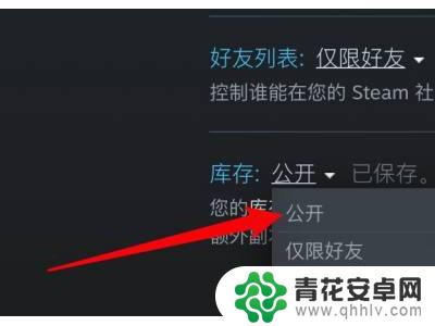 steam怎么解除库存屏蔽 Steam库存私密状态如何解除