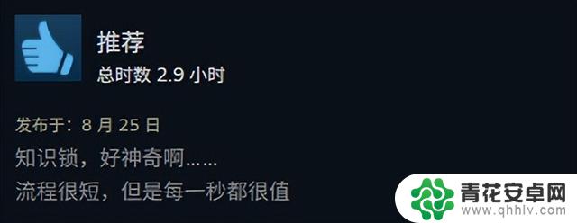 不到3小时完成的独立游戏,Steam好评率高达99%,有望获得年度最佳游戏称号?