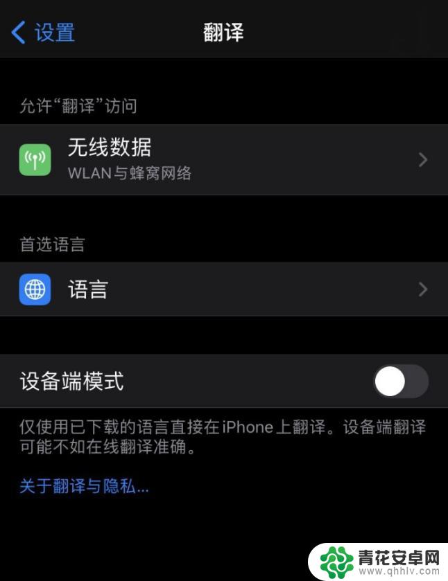 手机翻译插件怎么没用 iPhone 自带的翻译应用无法更新