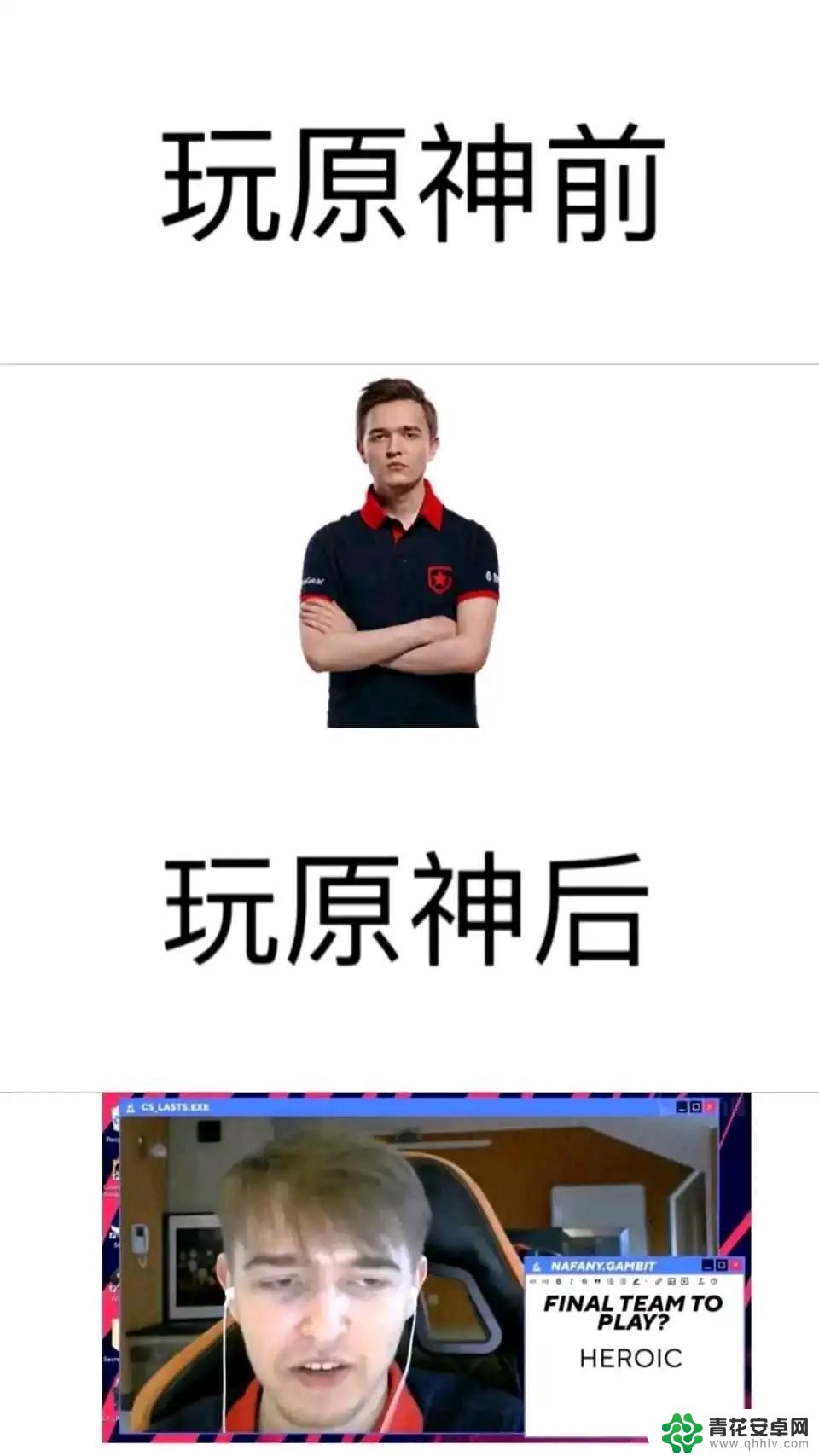 csgo职业哪个玩原神 CSGO选手nafany玩原神图片梗图中文分享