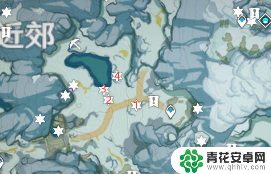 原神信标 原神雪山勘测信标位置图解