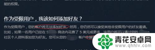 steam没有权限加好友 Steam账户受限无法添加好友怎么办