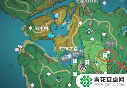 原神美食队八云岛 原神八酝岛地图