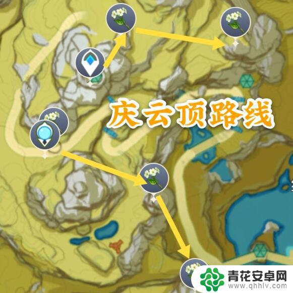 原神 清心在哪采集 《原神》清心采集路线图