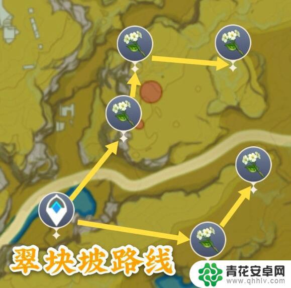 原神 清心在哪采集 《原神》清心采集路线图