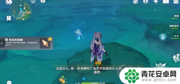 原神稻妻奇异的海螺 原神2.0奇异的海螺位置分享