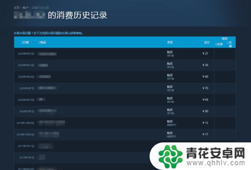 steam怎么看游戏购买记录 steam消费记录怎么查看