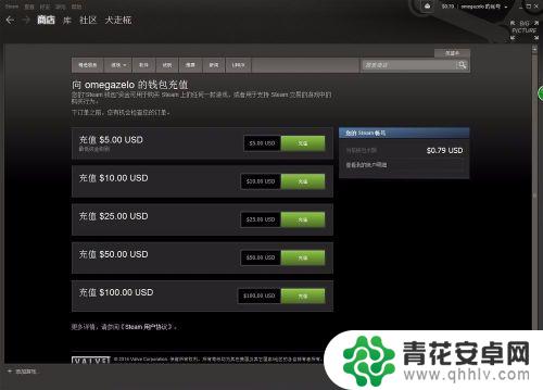 steam在哪充钱 怎么在steam里充钱