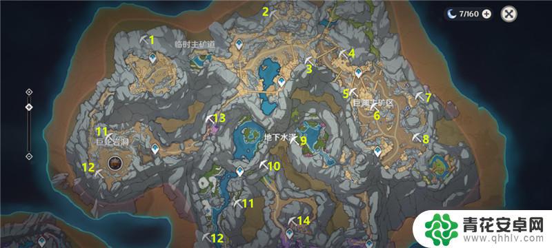 原神富矿 原神2.6版本全地图富矿石点分布位置