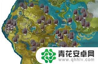 原神蒙德矿石分布 原神矿石分布地图