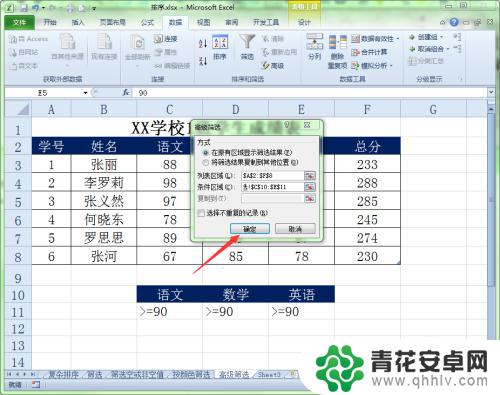 手机如何筛选表格信息 Excel高级筛选功能使用方法