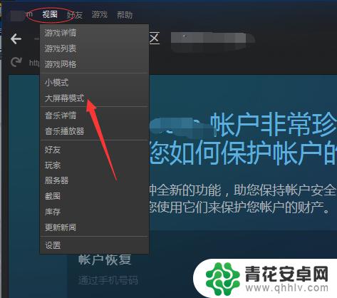 怎么进steam大屏幕模式 Steam大屏幕模式怎么调整