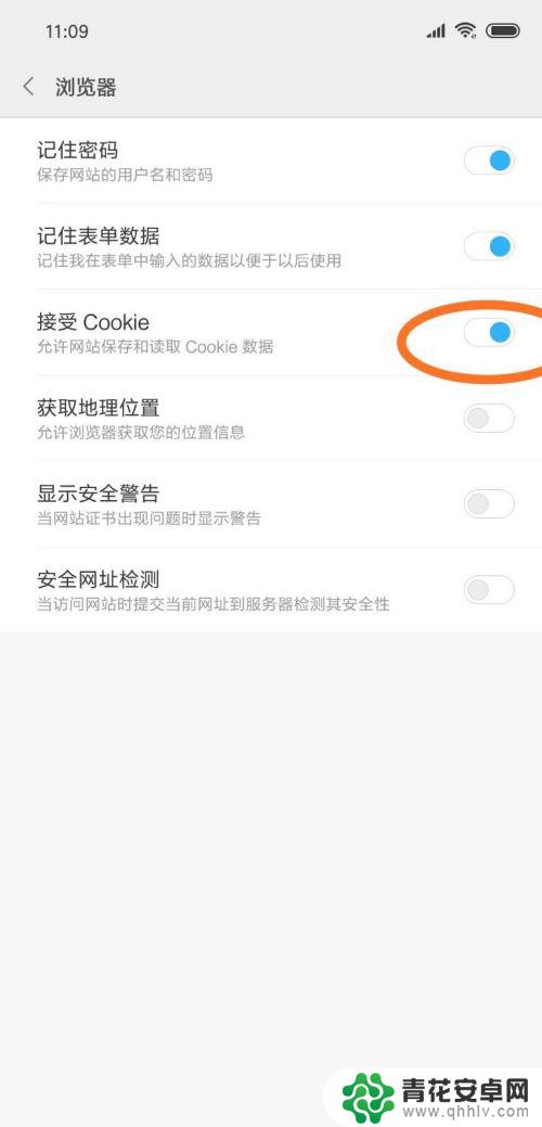 vivo浏览器cookie怎么开启 手机浏览器如何设置允许接受Cookie