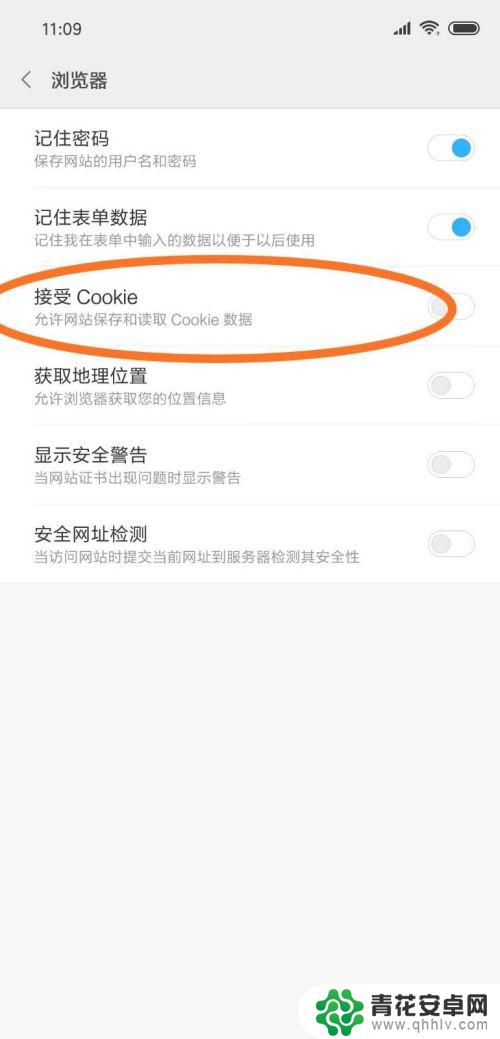 vivo浏览器cookie怎么开启 手机浏览器如何设置允许接受Cookie